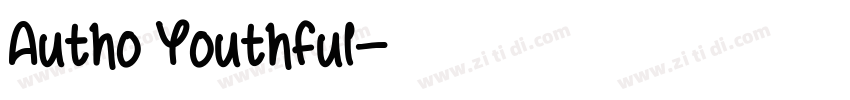 Autho Youthful字体转换
